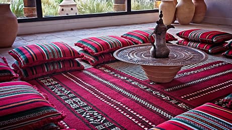Arabic Majlis Seating With Scenic Views