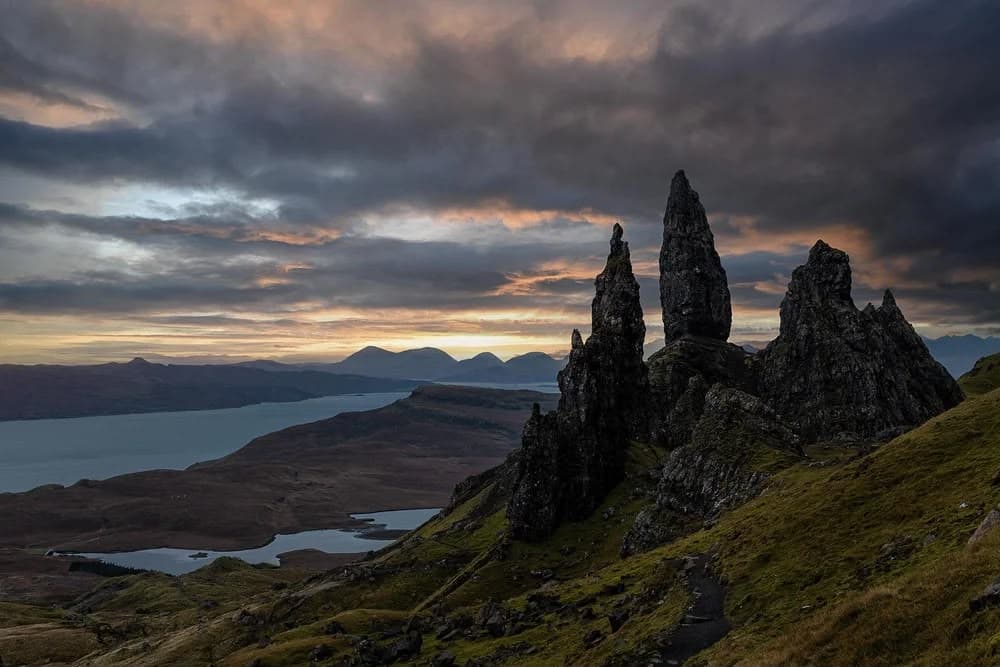 Old Man of Storr at sunset