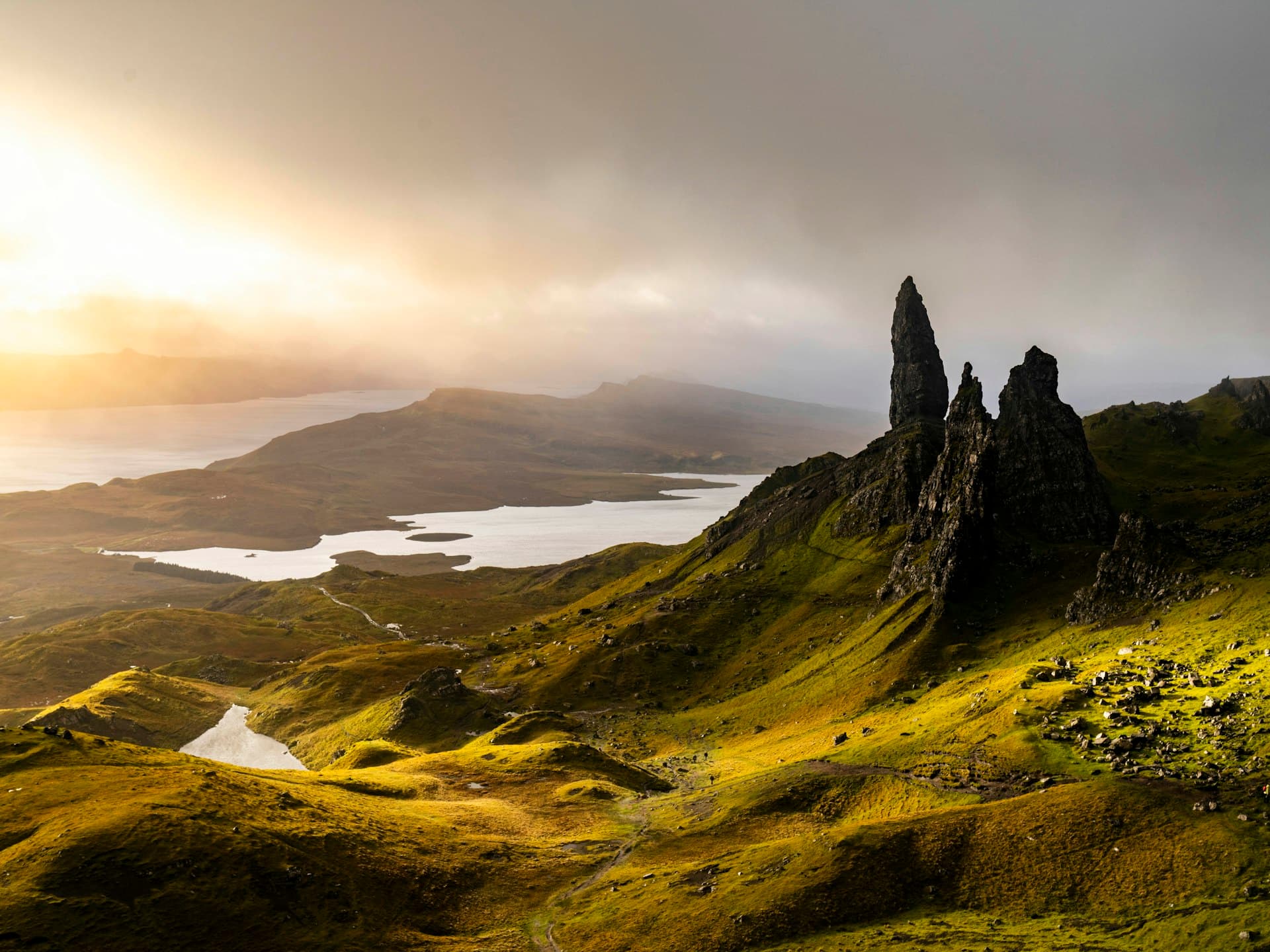 Sunrise over the Old Man of Storr, Isle of Skye